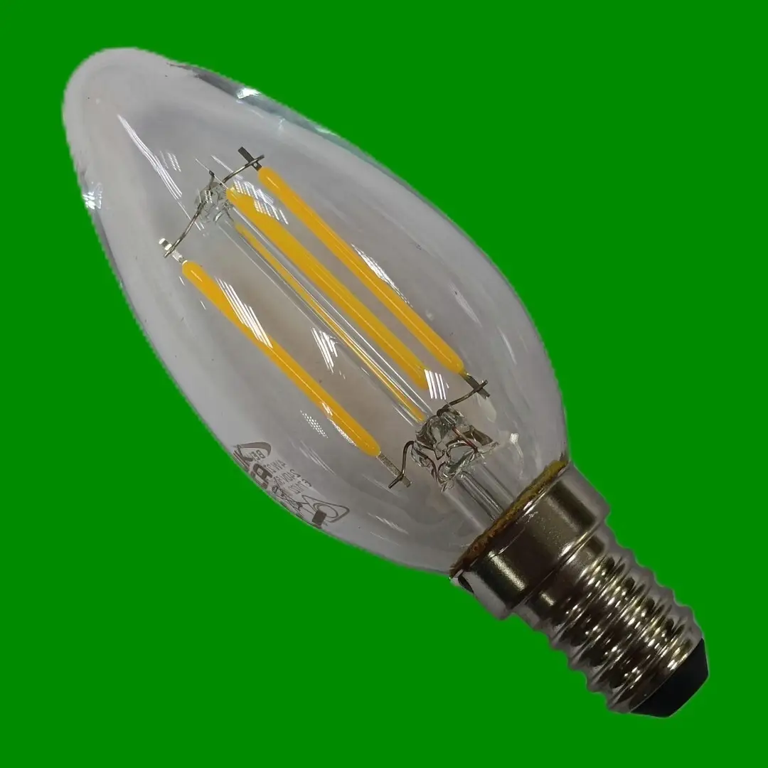 4x 4W (=40W) Bell Pro LED Filament Candle Light Bulb SES E14 Small Screw 2700K - image 3 | Free standard UK delivery included | Discount Quality Products