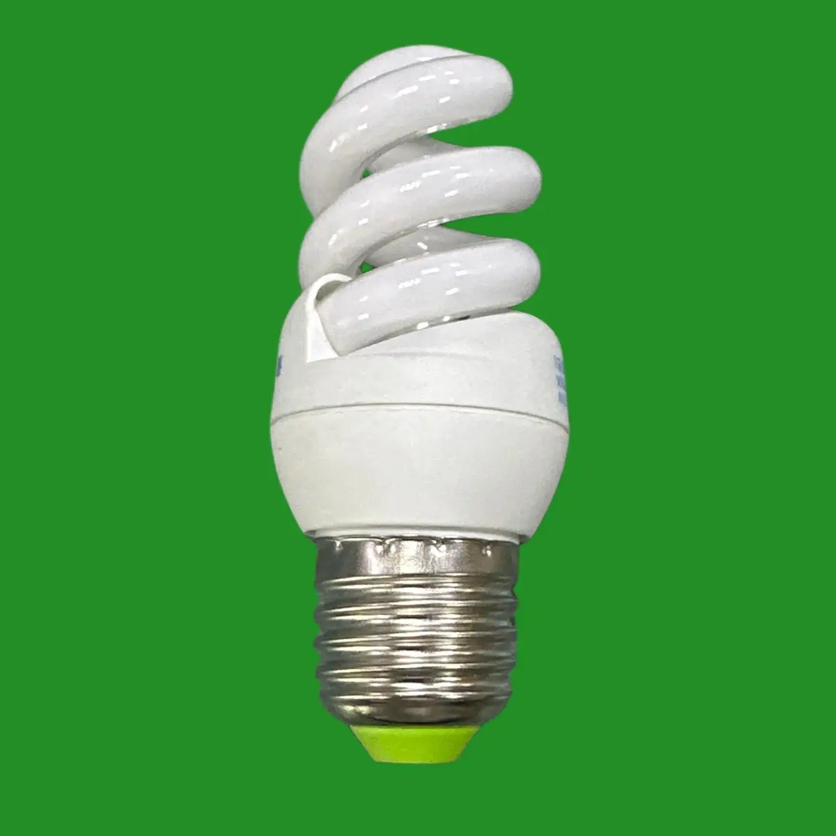 1x 7W (=35W) Mini Spiral Light Bulb CFL Low Energy ES E27 Edison Screw 2700K