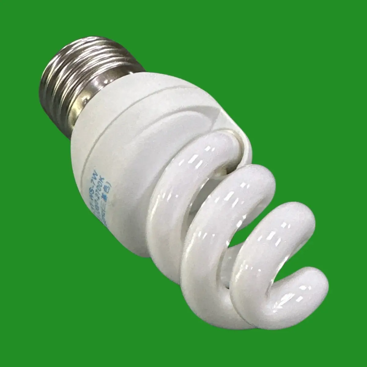 1x 7W (=35W) Mini Spiral Light Bulb CFL Low Energy ES E27 Edison Screw 2700K - image 3 | Free standard UK delivery included | Discount Quality Products