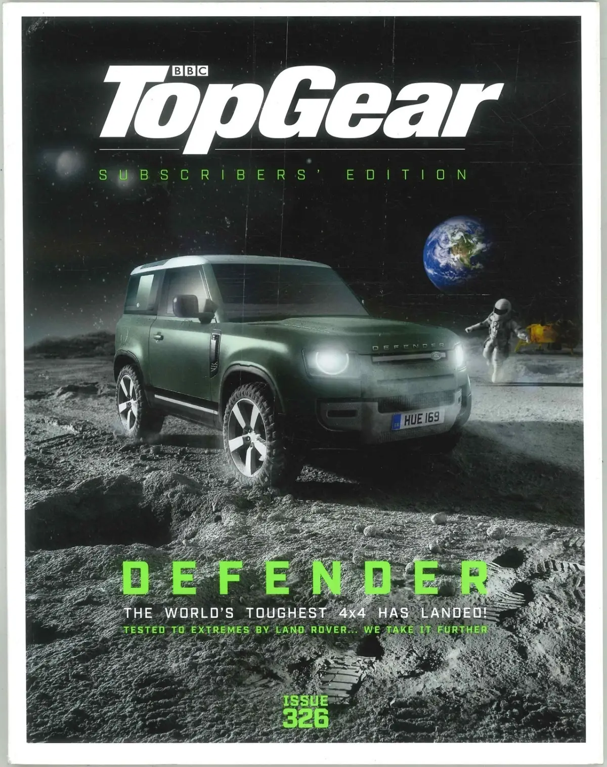 BBC Top Gear Magazine: Issue #326, Land Rover Defender, Porsche Taycan, Oct 2019