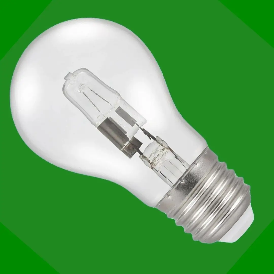 3x 70W (=92W) GE Clear Dimmable Eco Halogen A55 GLS Light Bulb ES E27 Screw Lamp - image 3 | Free standard UK delivery included | Discount Quality Products