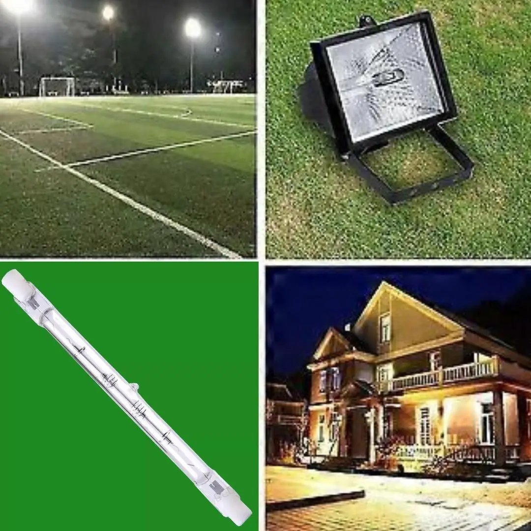 3x J118 200W Dimmable R7s Linear Halogen Bulb Security Floodlight 118mm - image 2 | Free standard UK delivery included | Discount Quality Products