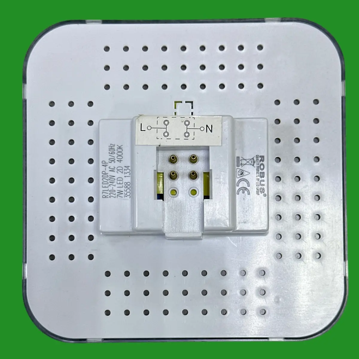 7W (=16W) Robus Magnetic Retrofit LED GR10Q 4pin 4000K 2D Light Bulb Double D - image 2 | Free standard UK delivery included | Discount Quality Products