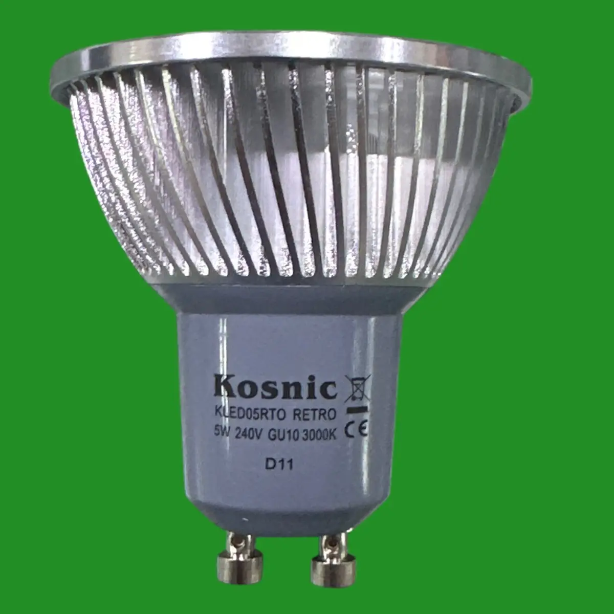 1x 5W (=42W) Kosnic GU10 LED Reflector Spot light Bulbs Lamp 3000K Warm White - image 2 | Free standard UK delivery included | Discount Quality Products