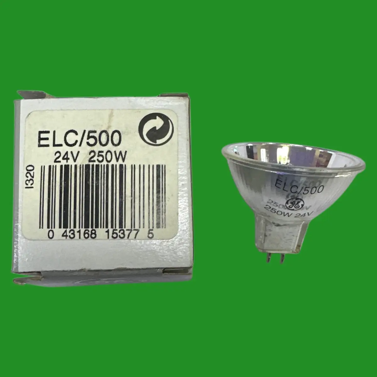 250W 24V GE MR16 GX5.3 ELC/500 Halogen Spot Light Bulb Disco Stage Theatre Lamp - image 2 | Free standard UK delivery included | Discount Quality Products