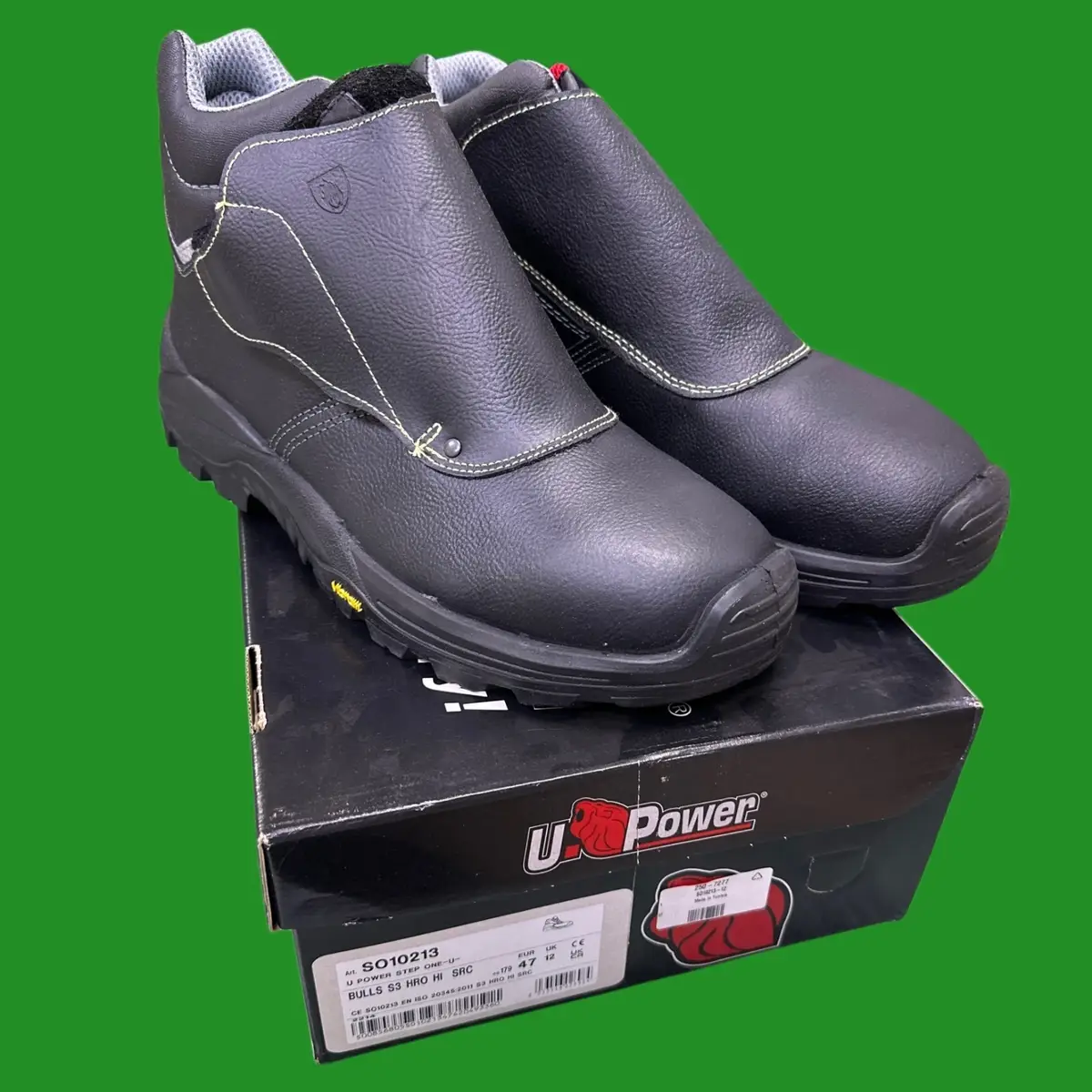 U-Power Step One Composite Toe Cap Safety Work Shoe Boot UK 12 Bulls S3 HRO SRC - image 2 | Free standard UK delivery included | Discount Quality Products