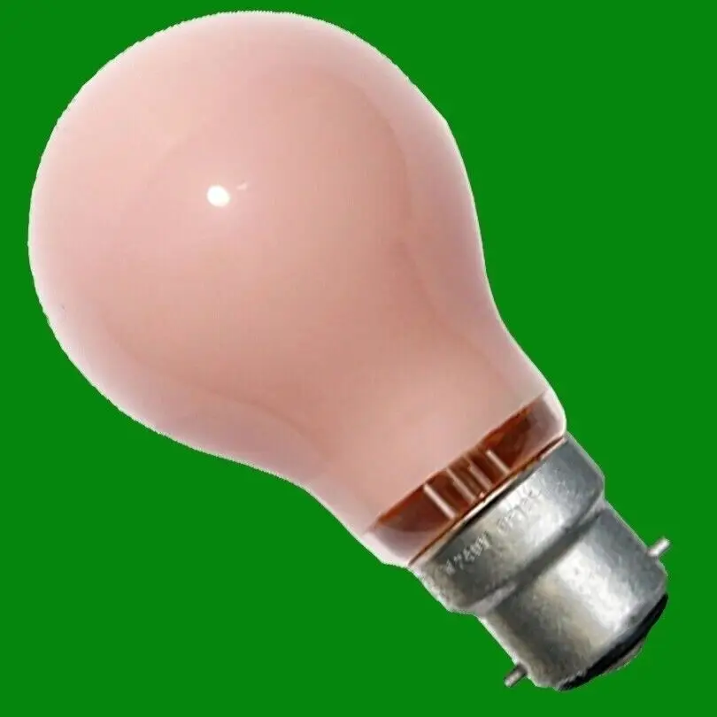 2x 15W Crompton Pink Incandescent Coloured Dimmable GLS Light Bulb Lamp BC B22 - image 2 | Free standard UK delivery included | Discount Quality Products