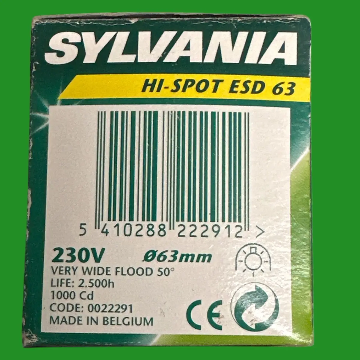 75W GZ10 SYLVANIA Dimmable Halogen Light Bulb Lamp HI-Spot ESD63 50° 22291 - image 3 | Free standard UK delivery included | Discount Quality Products