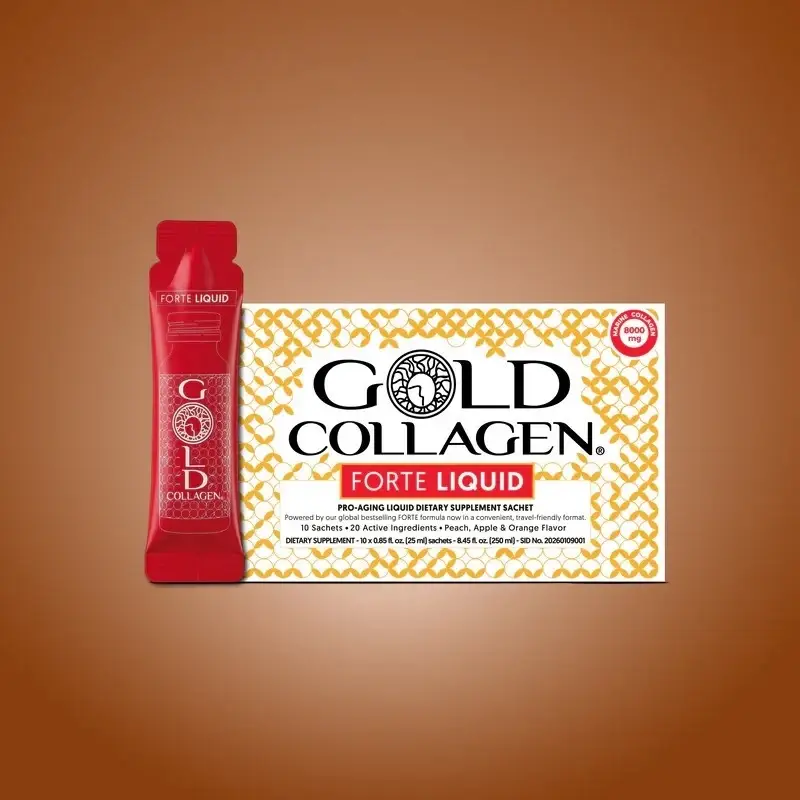 1x 25ml Gold Collagen Forte Liquid Supplement Sachet, Improve Skin, Hair & Nails - image 3 | Free standard UK delivery included | Discount Quality Products