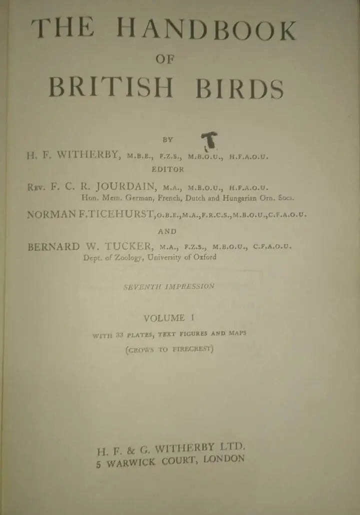 The Handbook of British Birds Vol. 1 to 5, Ornithology, Vintage Antique Books - image 2 | Free standard UK delivery included | Discount Quality Products