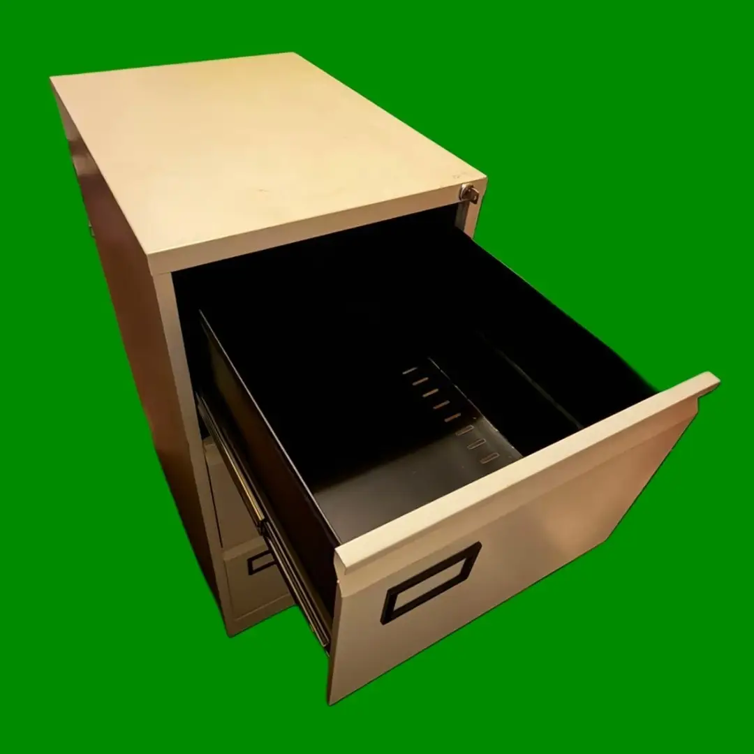 Steel Filing Cabinet, 3 Drawer, Lockable with Key, Office Document Files Storage - image 3 | Free standard UK delivery included | Discount Quality Products