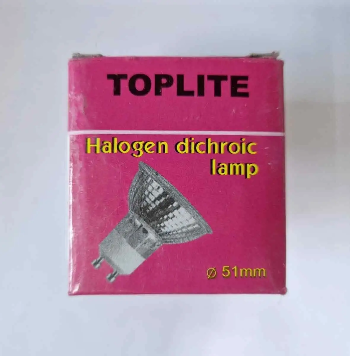 1x 50W Toplite GU10 Green Coloured Halogen Dichroic Reflector Spot Light Bulb - image 2 | Free standard UK delivery included | Discount Quality Products