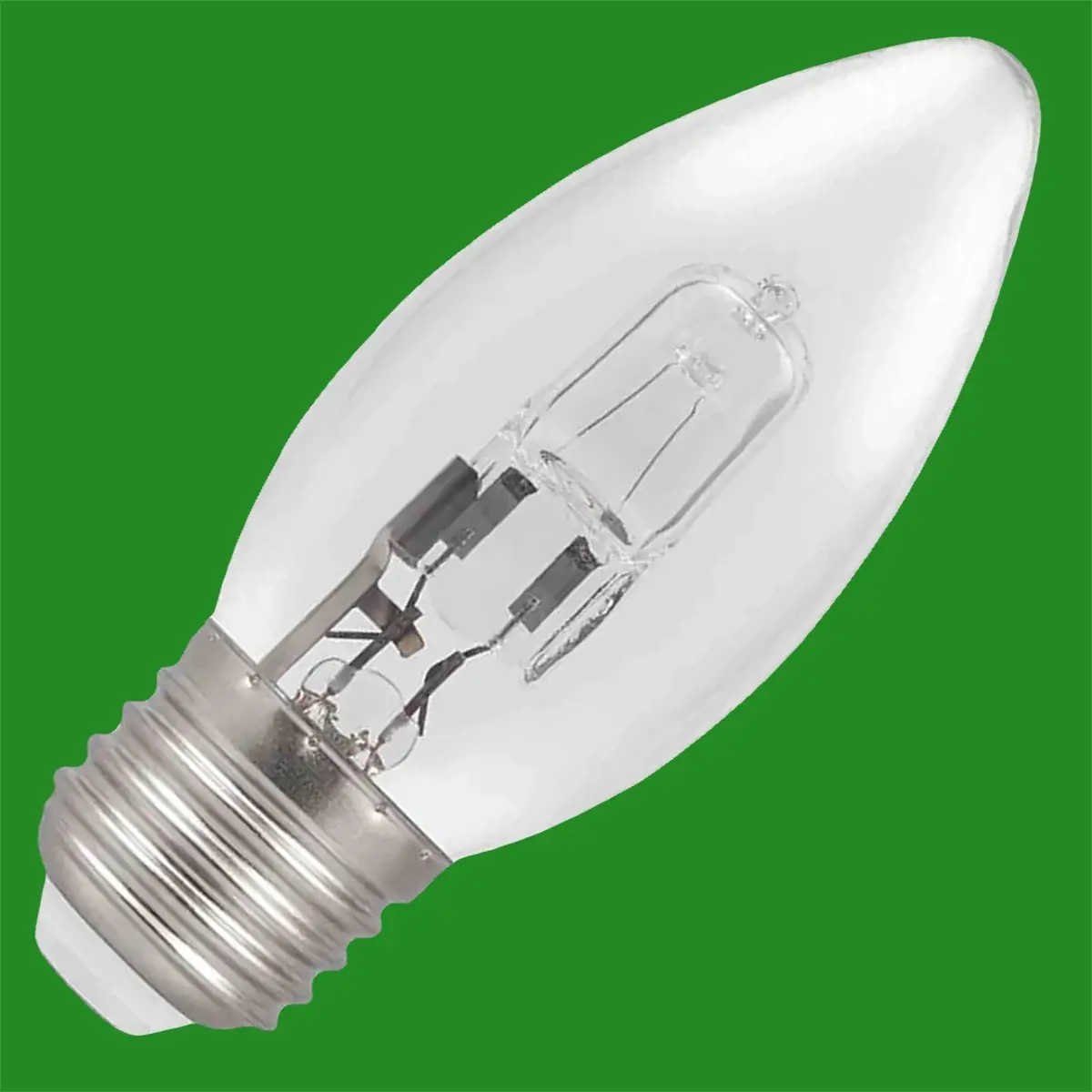 3x 20W (=25W) Diall Dimmable Halogen Clear Candle Light Bulbs ES E27 Screw Lamps - image 3 | Free standard UK delivery included | Discount Quality Products