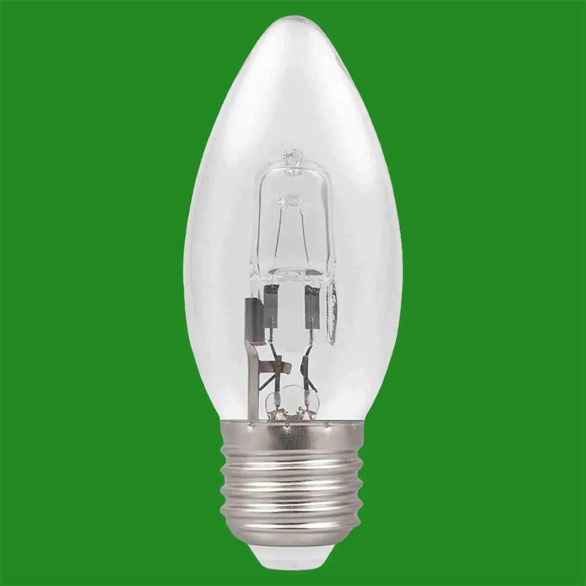 3x 20W (=25W) Diall Dimmable Halogen Clear Candle Light Bulbs ES E27 Screw Lamps - image 4 | Free standard UK delivery included | Discount Quality Products