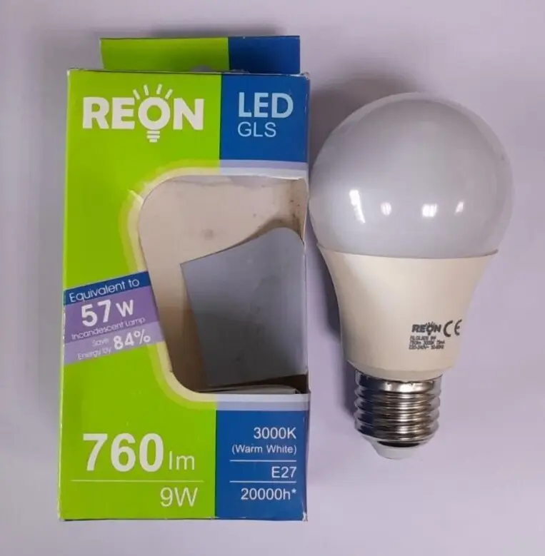 1x 9W Kosnic GLS LED Light Bulb Lamp ES E27 3000K White