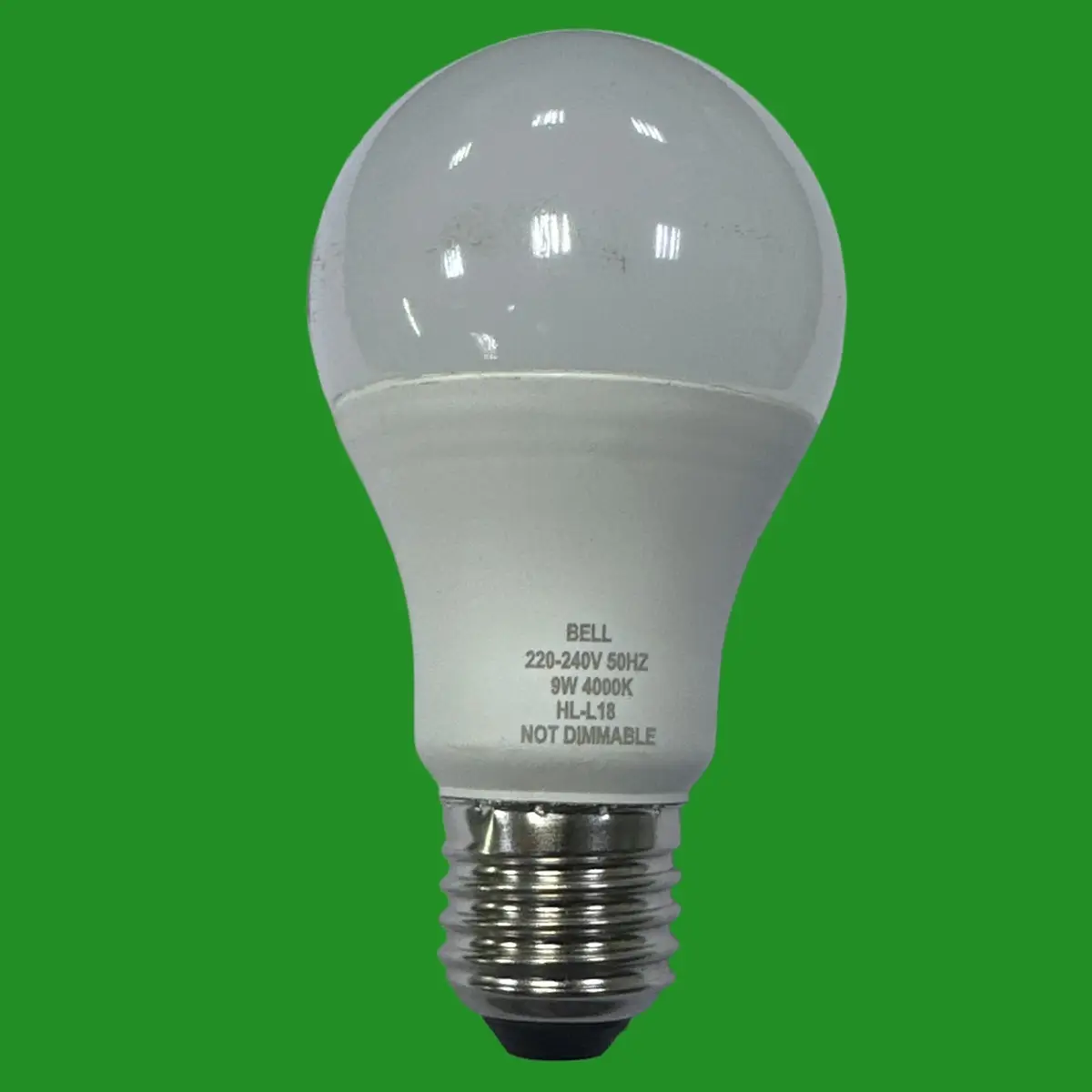 1x 9W (=60W) BELL Pro GLS LED Light Bulb 4000K Cool White ES E27 Edison Screw - image 2 | Free standard UK delivery included | Discount Quality Products