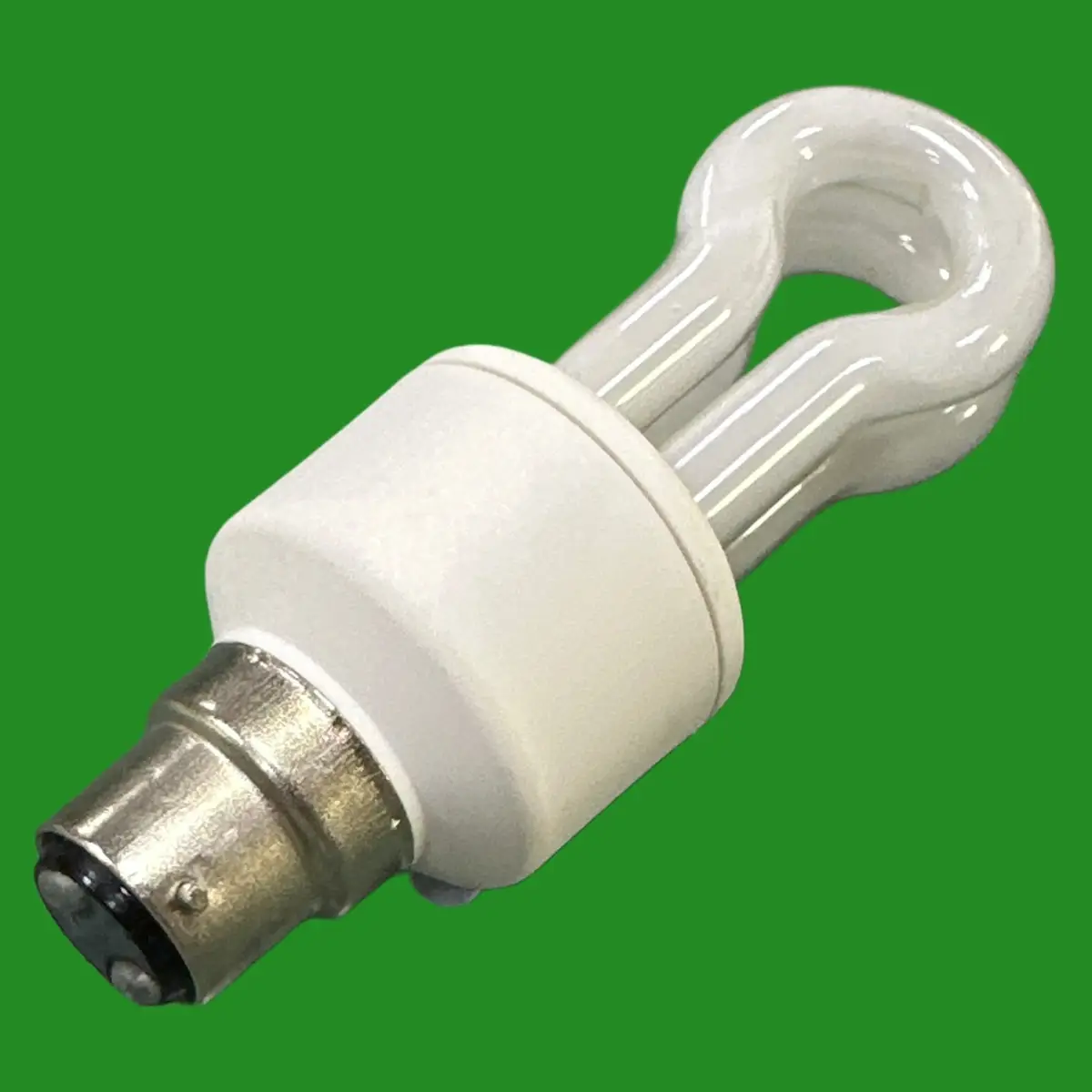 2x 9W (=40W) CFL Looped Stick Light Bulbs Low Energy Power Saving 2700K BC B22 - image 3 | Free standard UK delivery included | Discount Quality Products
