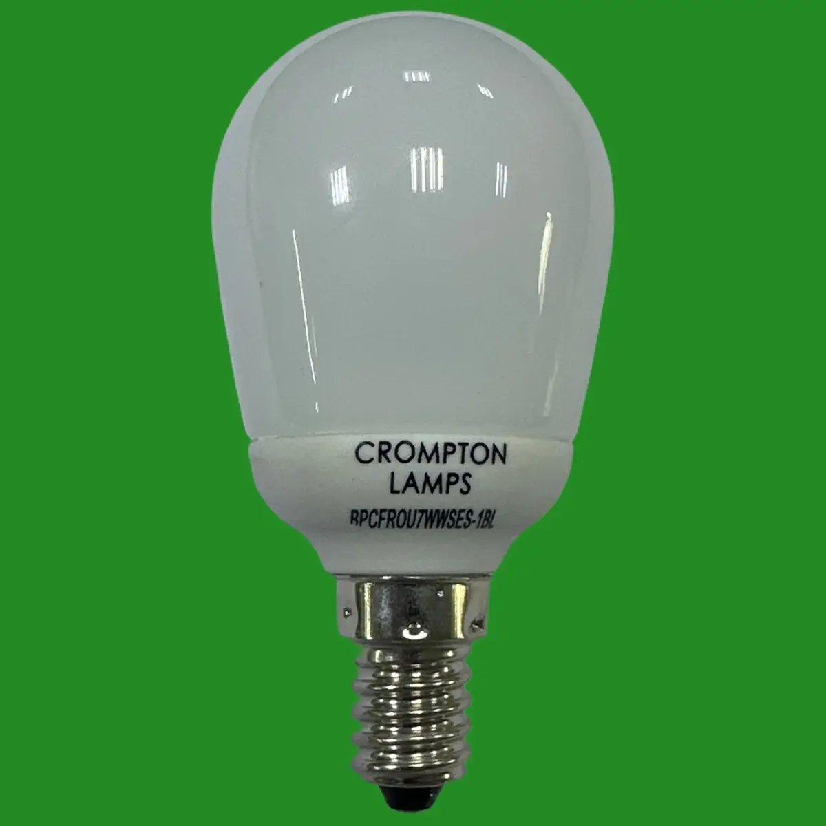 1x 7W (=30W) Crompton Round Golf CFL Light Bulb Low Energy SES E14 Small Screw - image 2 | Free standard UK delivery included | Discount Quality Products