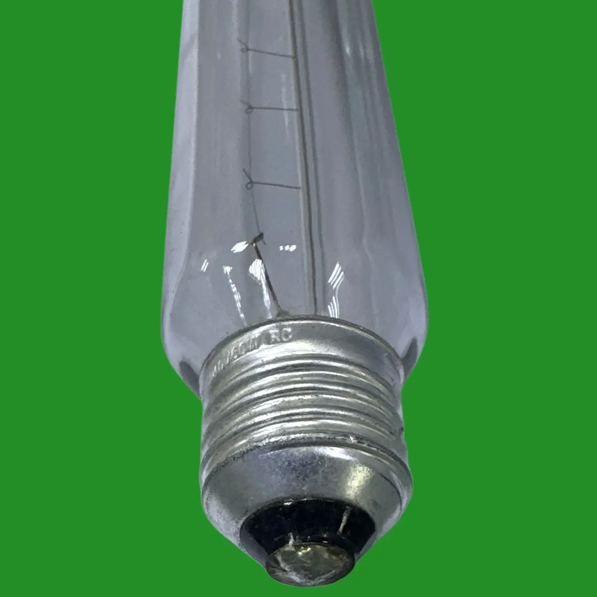 60W Colorenta 310mm Clear Tube  Church Candle Light Bulb, ES E27, Bar Restaurant - image 3 | Free standard UK delivery included | Discount Quality Products