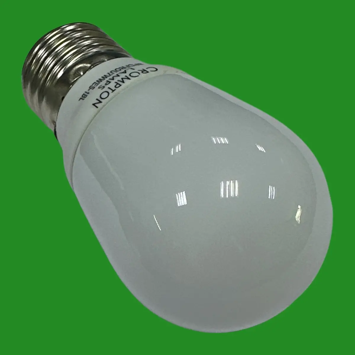10x 7W (=30W) Crompton Round Golf CFL Light Bulb Low Energy ES E27 Edison Screw - image 2 | Free standard UK delivery included | Discount Quality Products