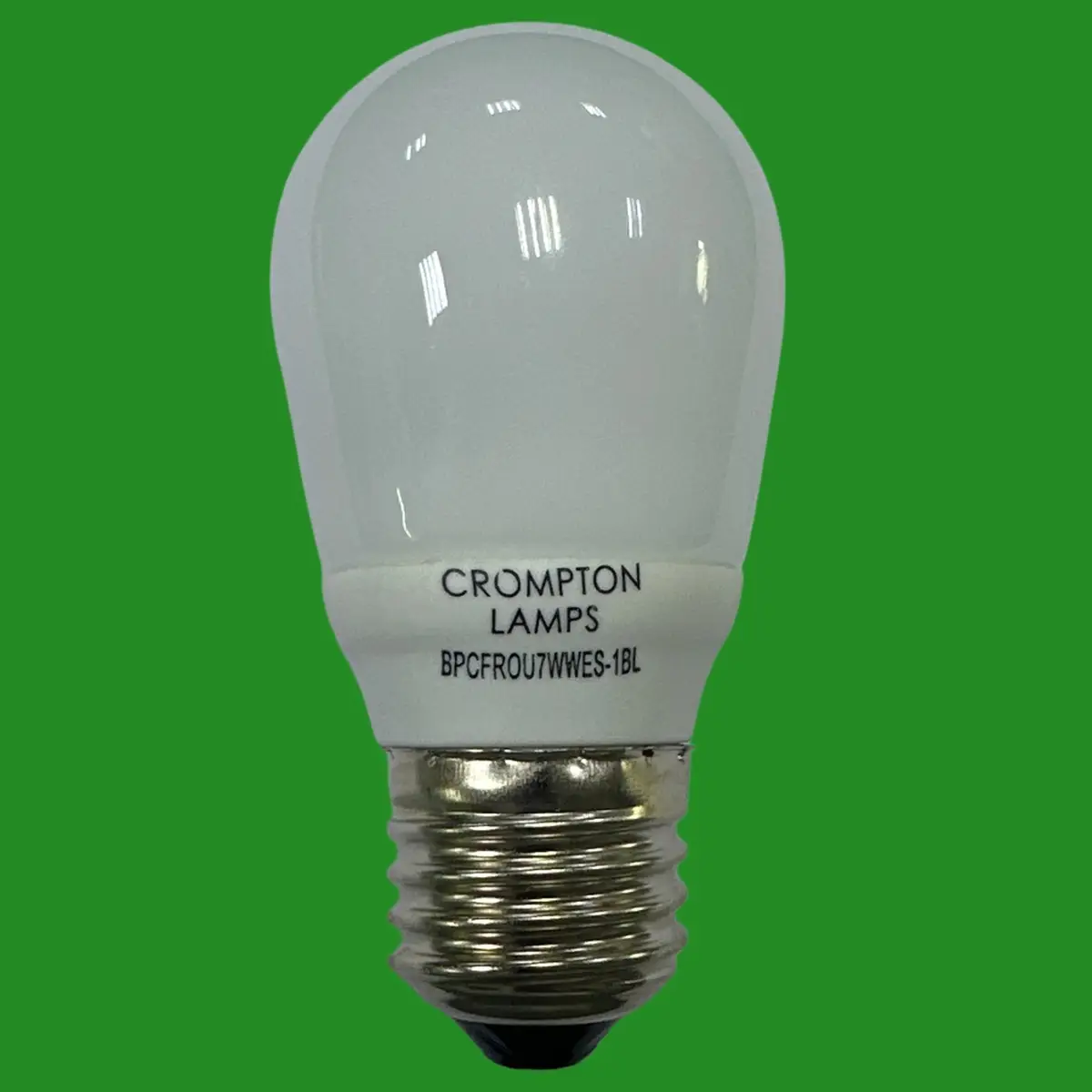 10x 7W (=30W) Crompton Round Golf CFL Light Bulb Low Energy ES E27 Edison Screw - image 3 | Free standard UK delivery included | Discount Quality Products