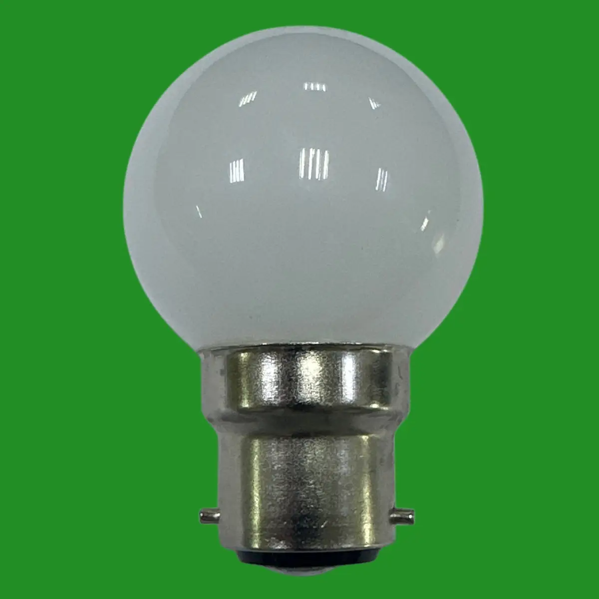 1x 1W Bell Amber Coloured LED Round Golf Ball Light Bulb G45 Bayonet BC B22 Lamp - image 3 | Free standard UK delivery included | Discount Quality Products