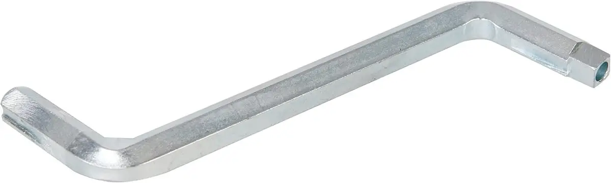 Dickie Dyer Double-Cranked Radiator Valve Spanner 12 mm / 1/2", Galvanised Steel
