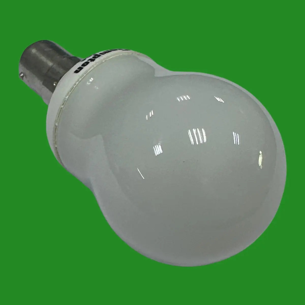 2x 7W (=30W) Crompton Round Golf CFL Light Bulb Low Energy SBC B15 Small Bayonet - image 3 | Free standard UK delivery included | Discount Quality Products