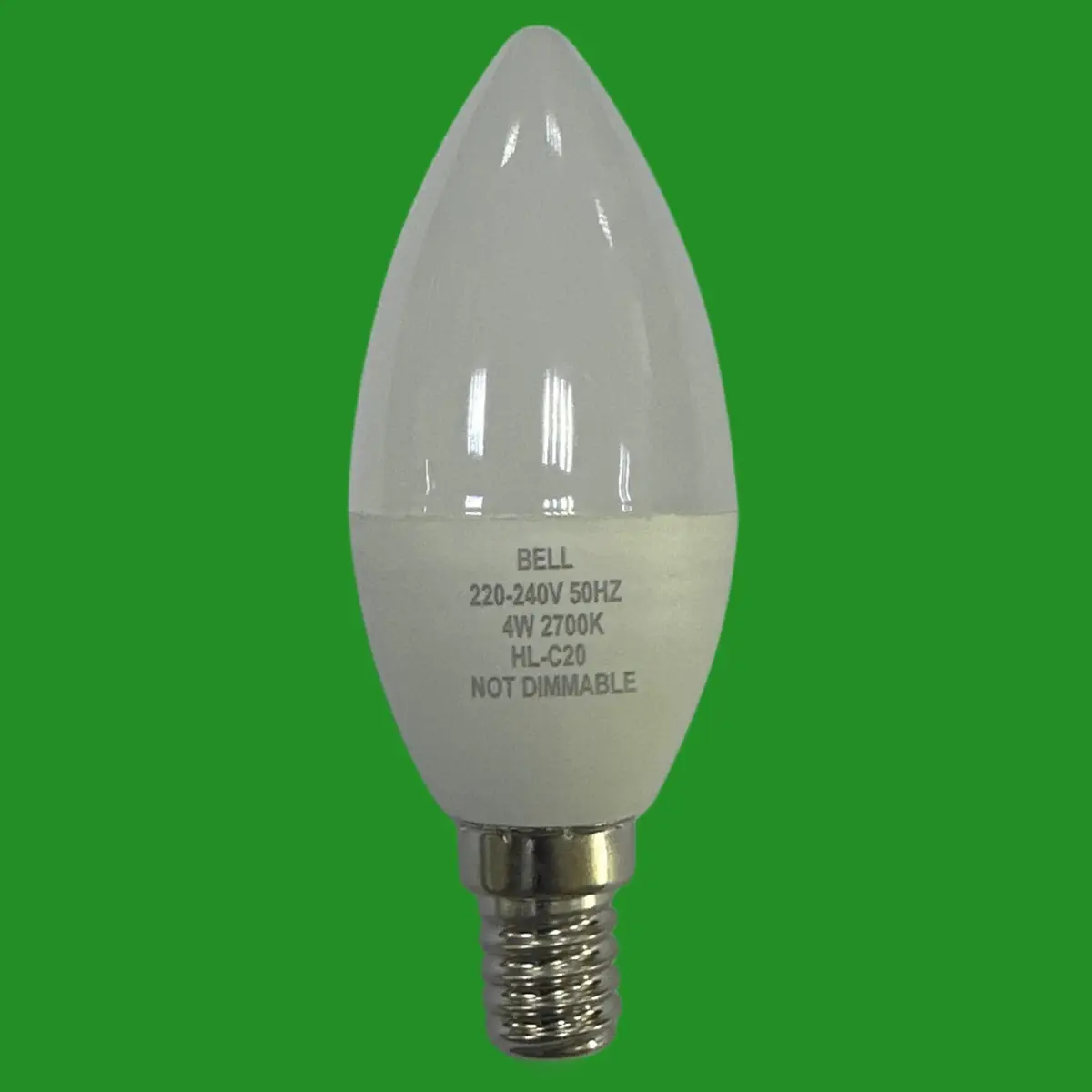 1x 4W (=25W) Bell Pro LED Opal Candle Light Bulb, Small Screw SES E14 2700K Lamp - image 3 | Free standard UK delivery included | Discount Quality Products