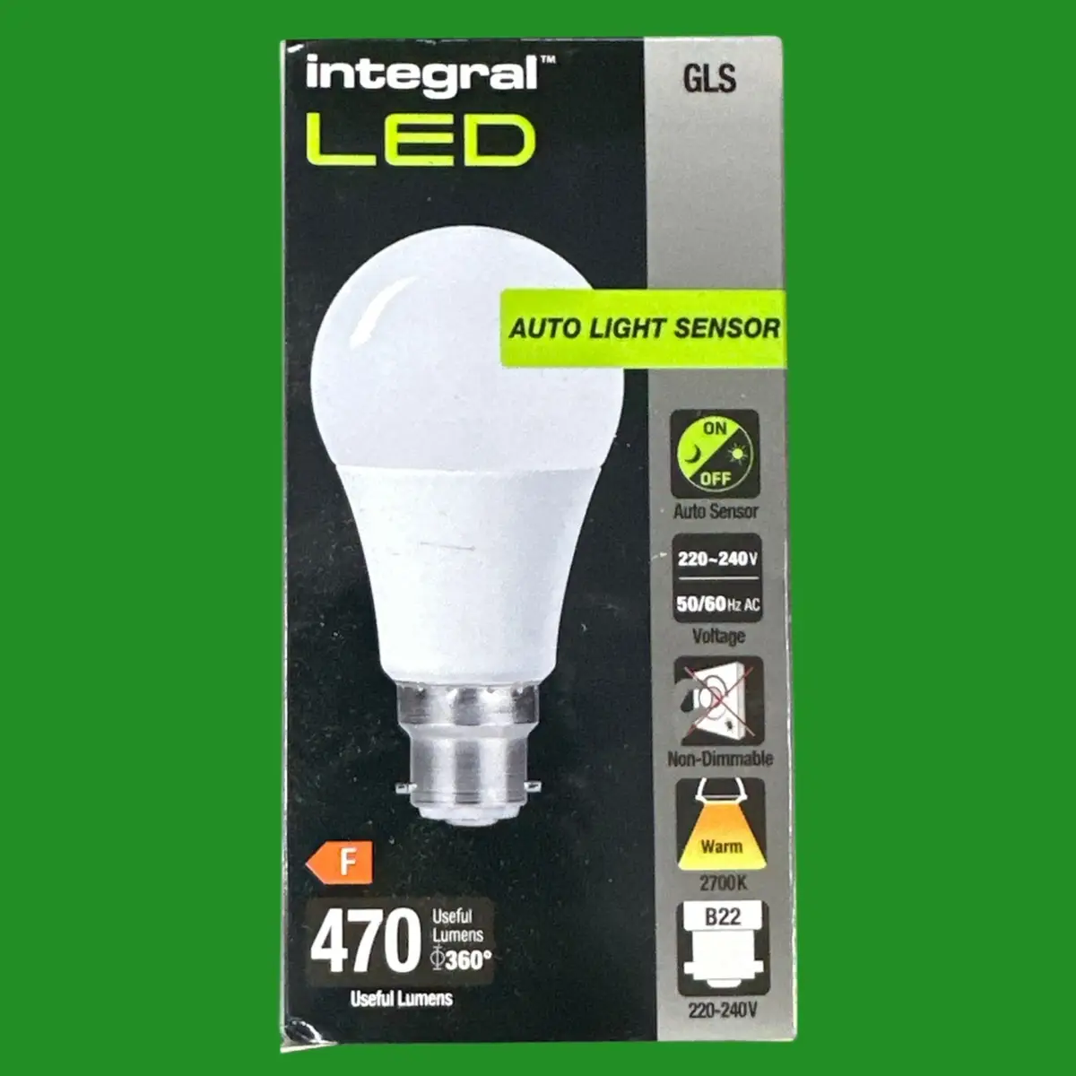 4.8W = 40W LED GLS Dusk Till Dawn Sensor Security Night Light Bulb BC B22 Lamp - image 2 | Free standard UK delivery included | Discount Quality Products