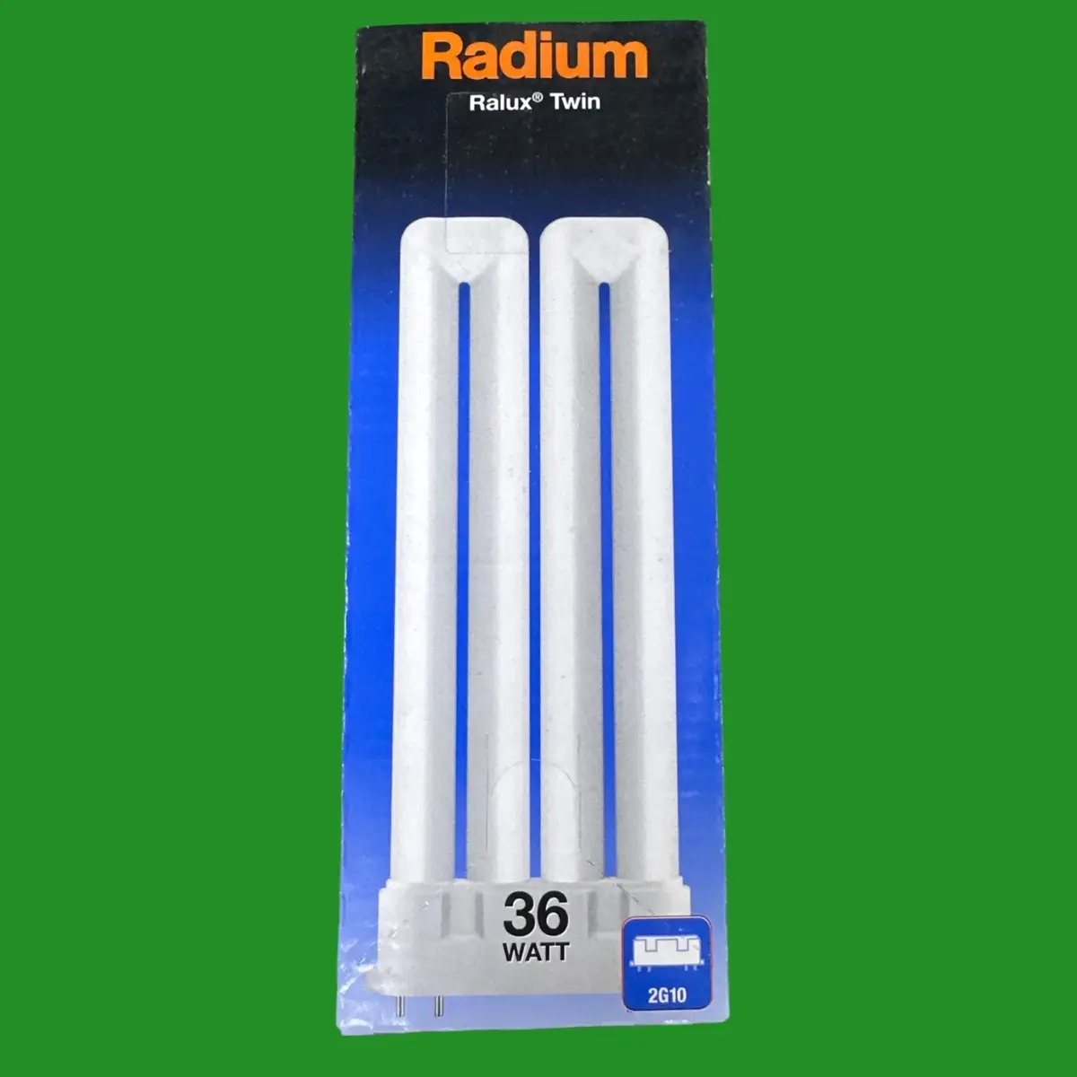 36W Radium Dimmable 2G10 4 Pin Dulux F CFL Low Energy 3000K 830 Light Bulb