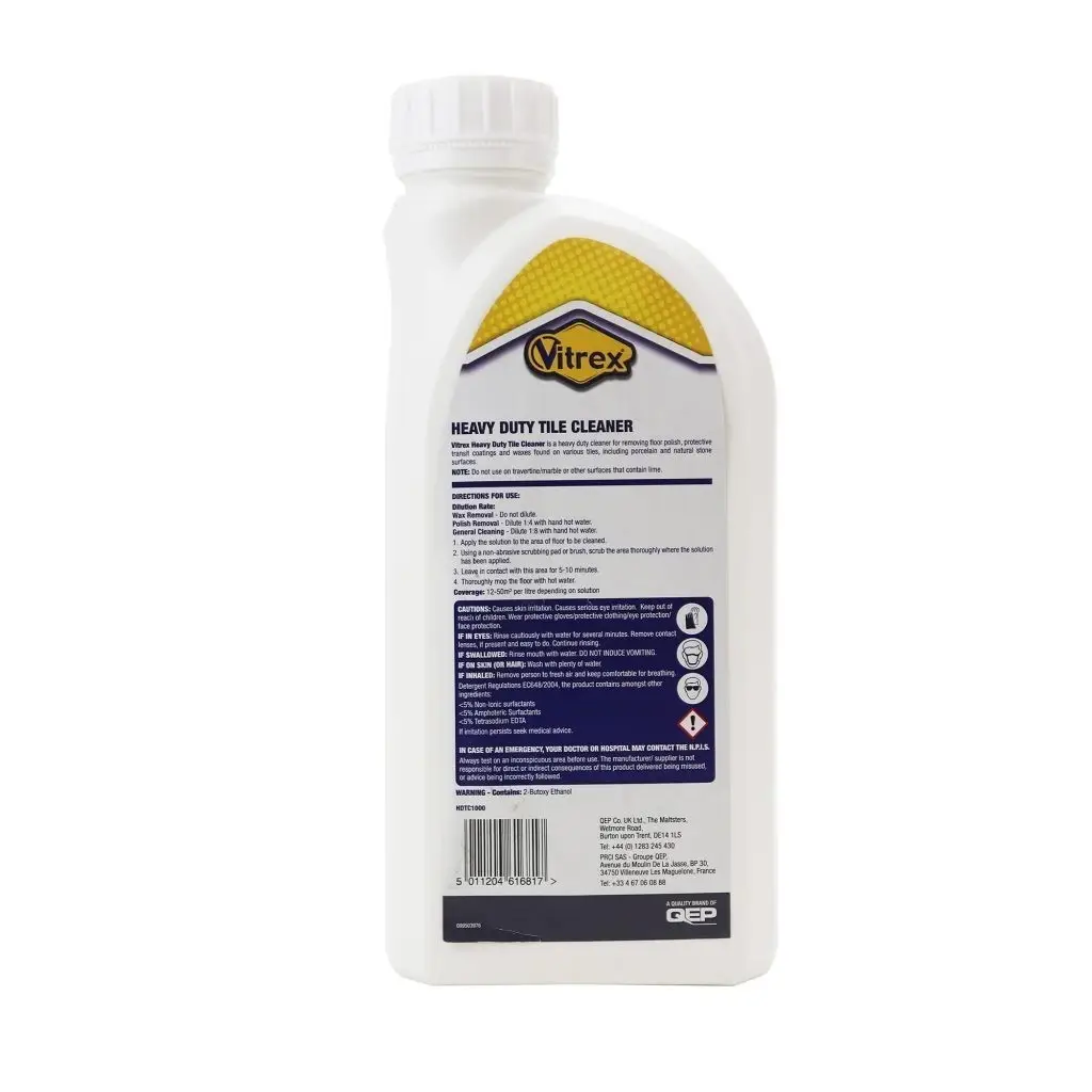1x 1L Vitrex Heavy Duty Tile Cleaner, Deep Clean for Natural & Porcelain Tiles - image 3 | Free standard UK delivery included | Discount Quality Products