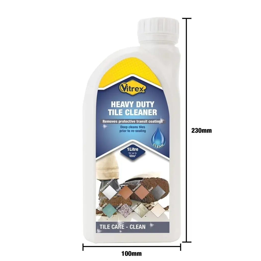 1x 1L Vitrex Heavy Duty Tile Cleaner, Deep Clean for Natural & Porcelain Tiles - image 5 | Free standard UK delivery included | Discount Quality Products