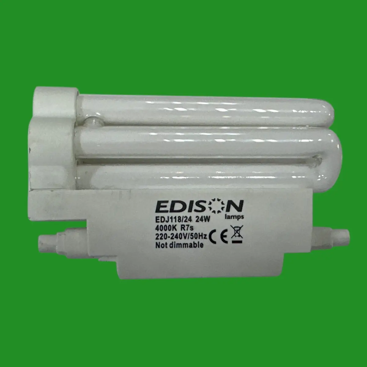 24W =300W Edison R7s J118 Retrofit CFL Energy Saving Security Light Lamp 118mm - image 2 | Free standard UK delivery included | Discount Quality Products