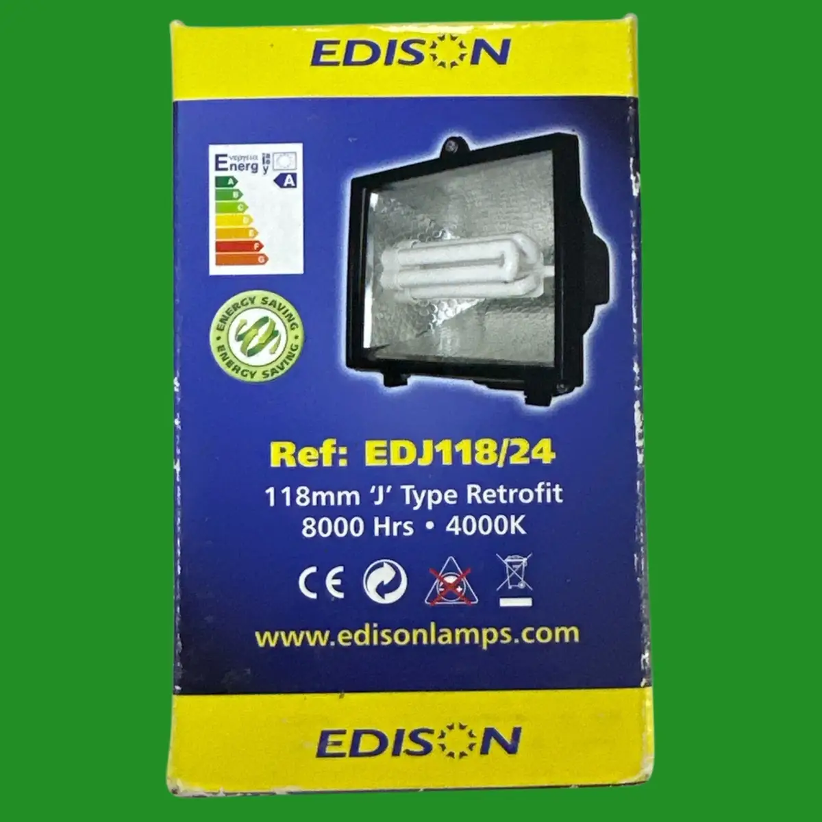 24W =300W Edison R7s J118 Retrofit CFL Energy Saving Security Light Lamp 118mm - image 5 | Free standard UK delivery included | Discount Quality Products