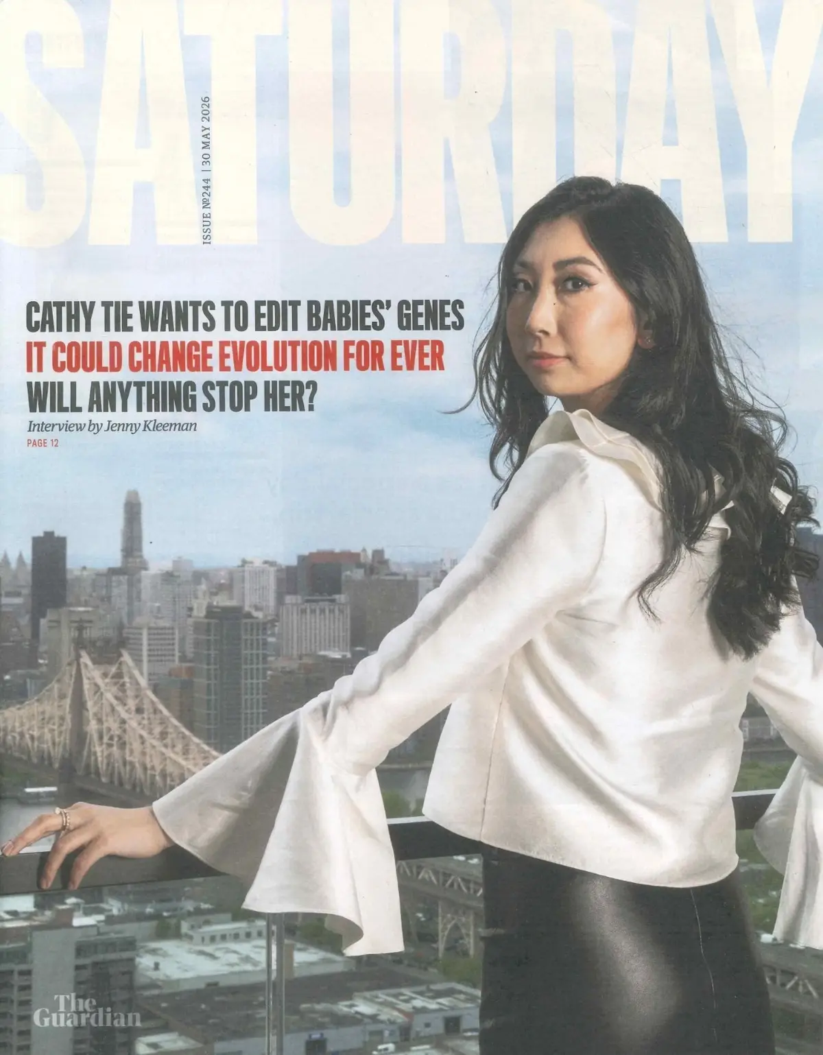 Guardian Saturday Magazine: Cathy Tie, Hugh Skinner, Suzi Ruffell, 30.5.26