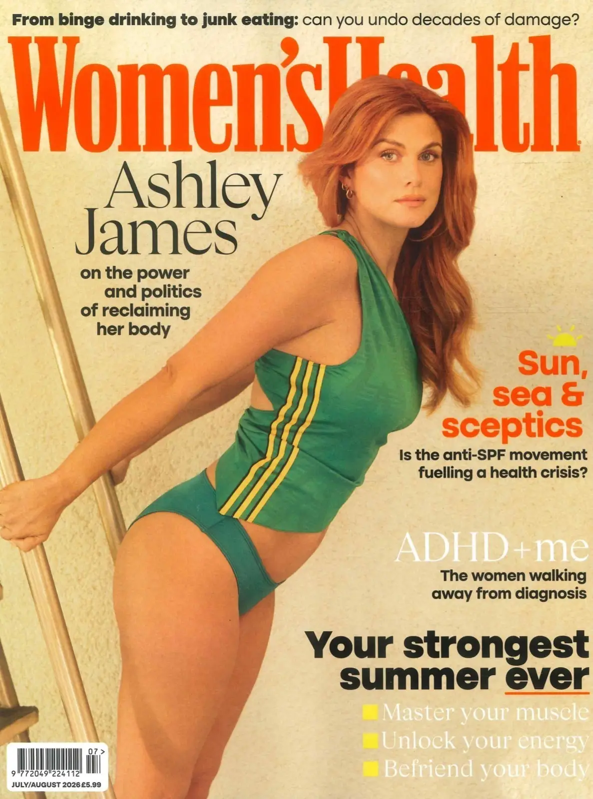 Women's Health Magazine: Ashley James, Strength Training Guide, July/Aug 2026 - image 3 | Free standard UK delivery included | Discount Quality Products