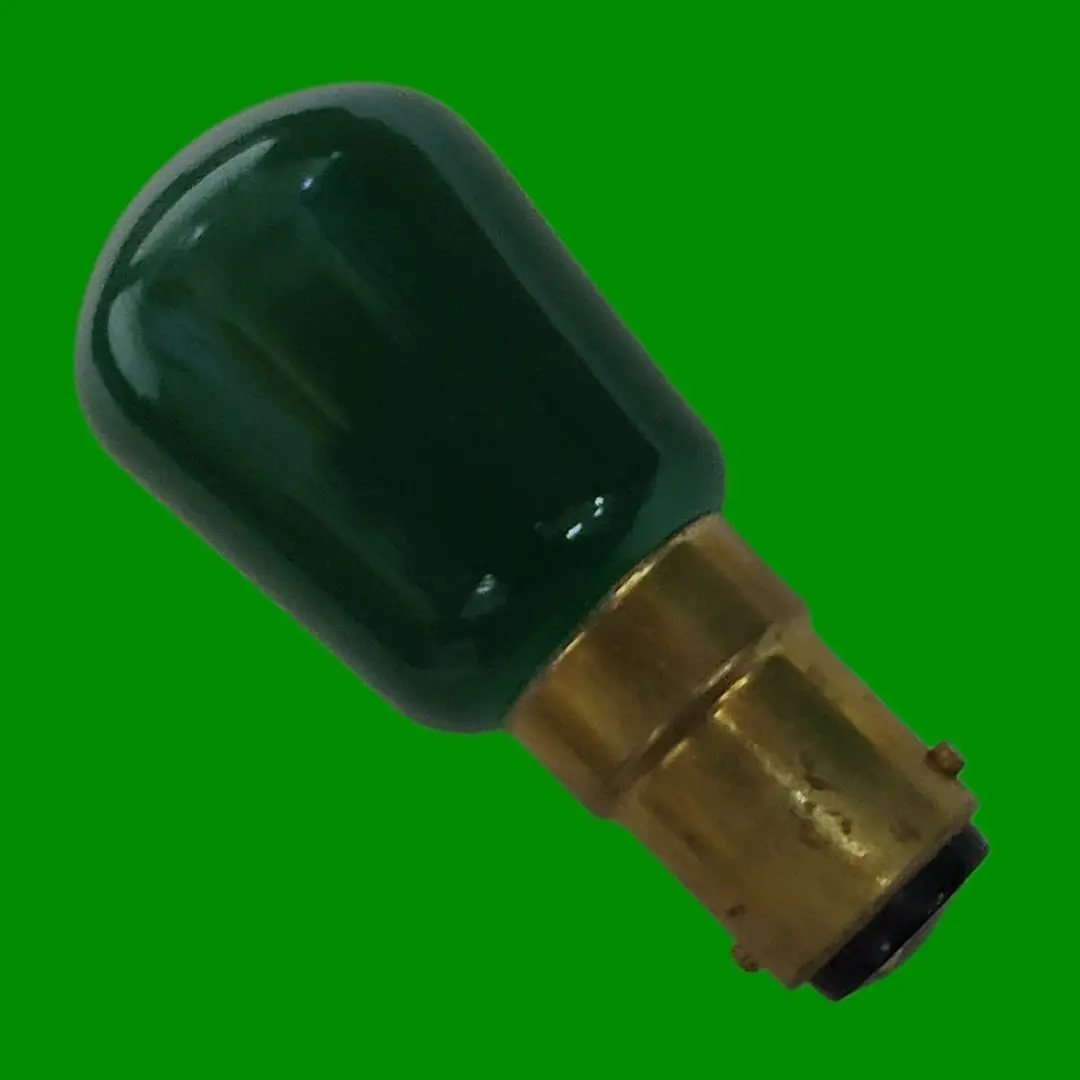 3x 15W Green BELL Coloured Pygmy Sign Display Lamp Small Bayonet Cap SBC B15 - image 2 | Free standard UK delivery included | Discount Quality Products