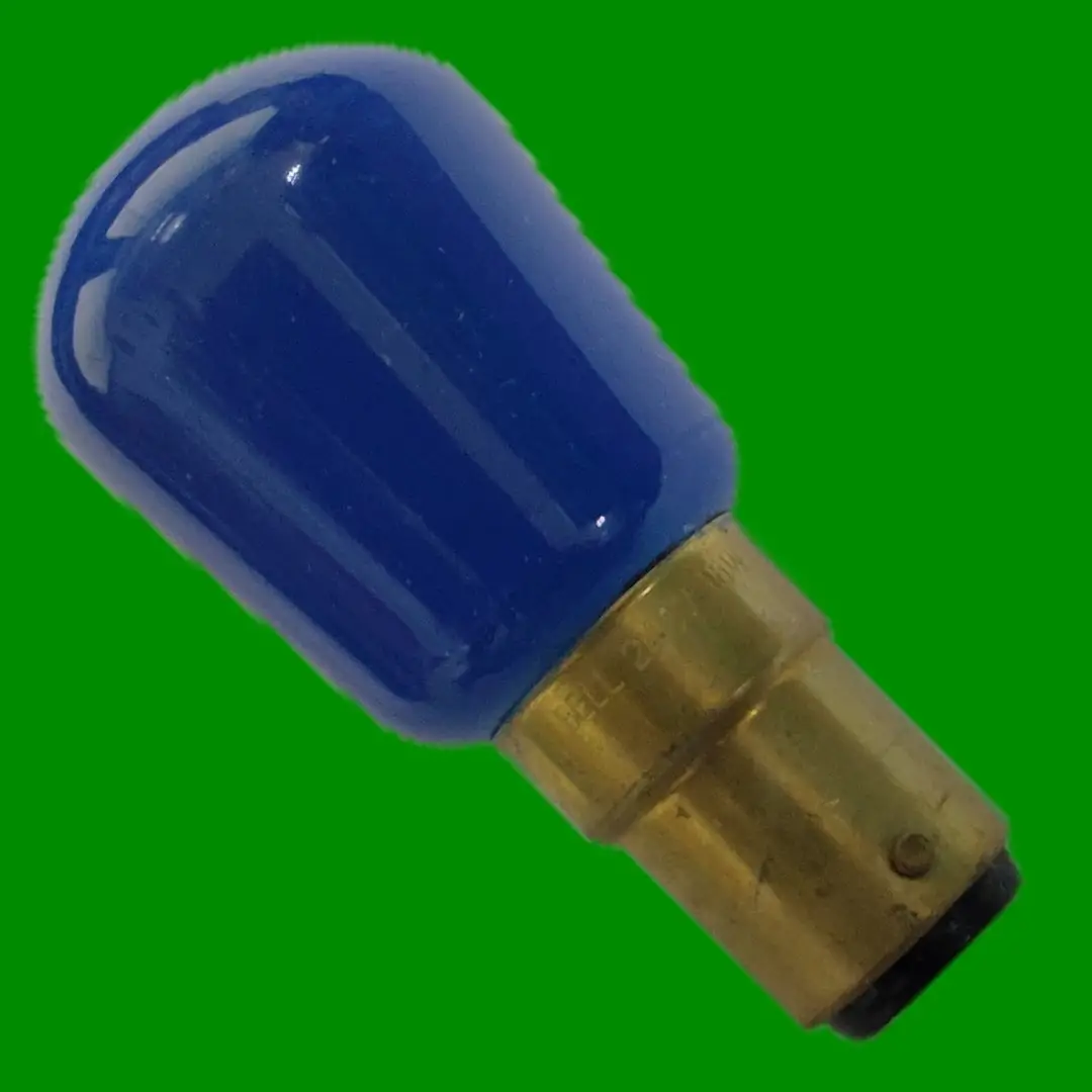 2x 15W Blue BELL Coloured Pygmy Sign Display Lamp Small Bayonet Cap SBC B15 - image 2 | Free standard UK delivery included | Discount Quality Products
