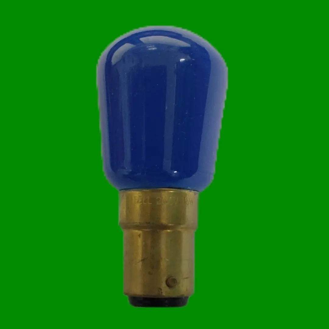 2x 15W Blue BELL Coloured Pygmy Sign Display Lamp Small Bayonet Cap SBC B15 - image 3 | Free standard UK delivery included | Discount Quality Products