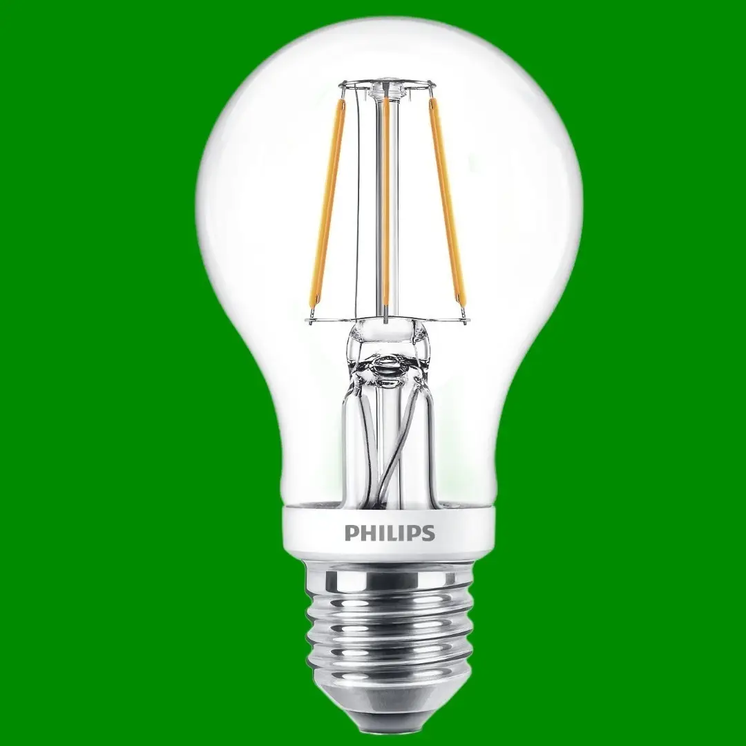2x 4.5W (=40W) Philips Dimmable LED Filament GLS A60 Light Bulb ES E27 Screw - image 3 | Free standard UK delivery included | Discount Quality Products