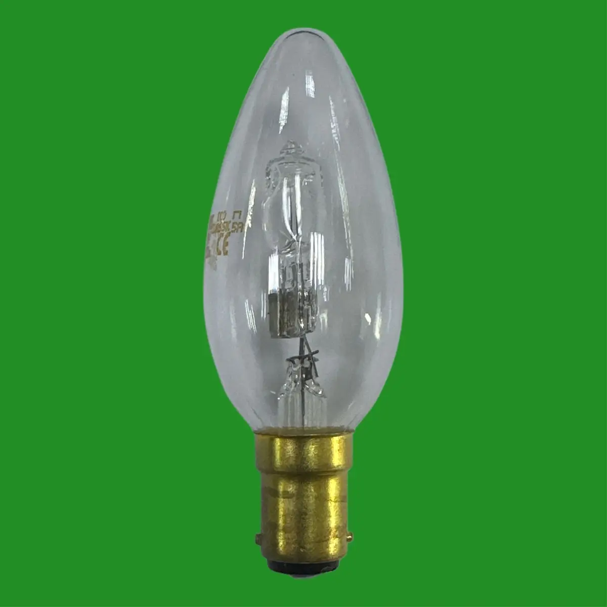2x 28W (=35W) Philips Dimmable Eco Halogen Clear Candle Light Bulbs SBC B15 Lamp - image 2 | Free standard UK delivery included | Discount Quality Products