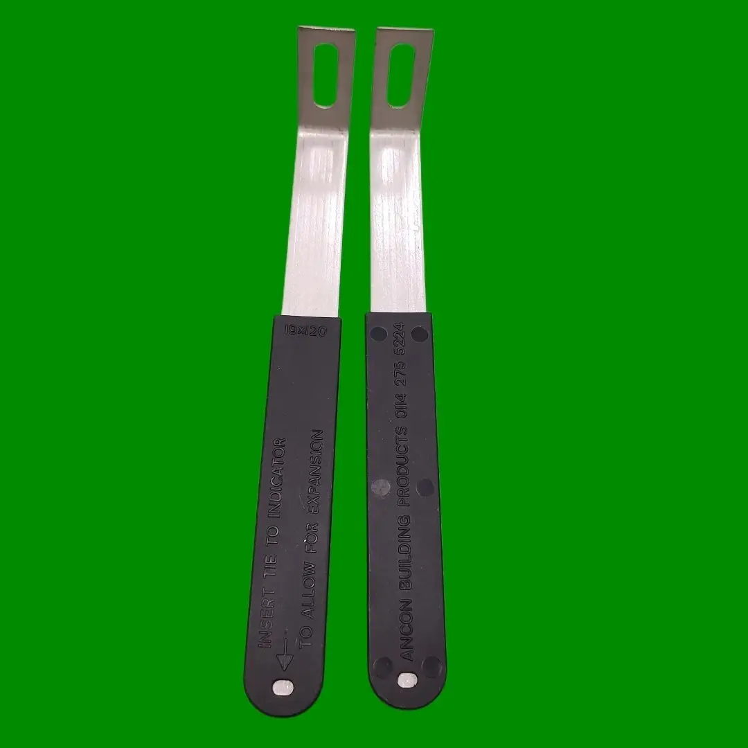 Glass Block Wall Ties Frame Fixing Bracket Mortar Anchors Allows Heat Expansion - image 2 | Free standard UK delivery included | Discount Quality Products
