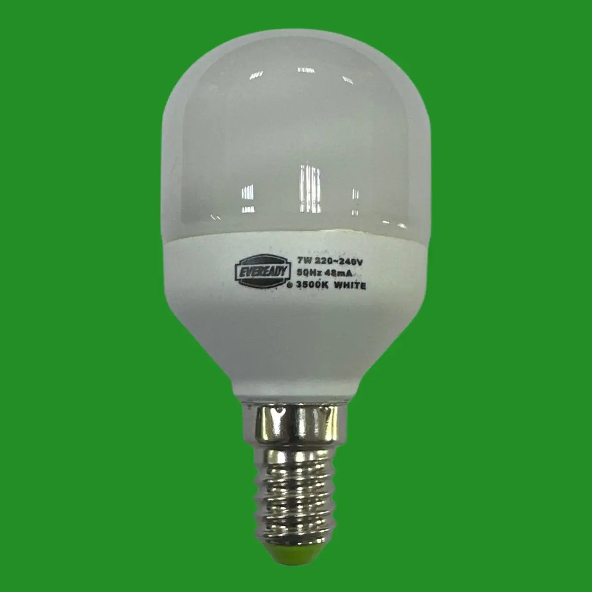 1x 7W Eveready CFL Round Golf Light Bulb 3500K E14 SES Low Energy Power Saving - image 2 | Free standard UK delivery included | Discount Quality Products