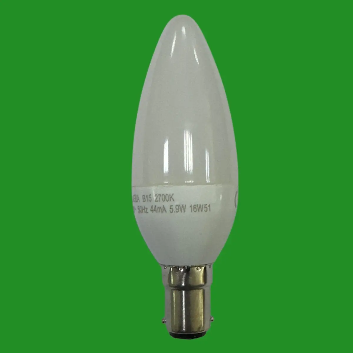 5.9W (=40W) Diall Opal LED Candle Light Bulb 2700K SBC B15 Small Bayonet Lamp - image 3 | Free standard UK delivery included | Discount Quality Products