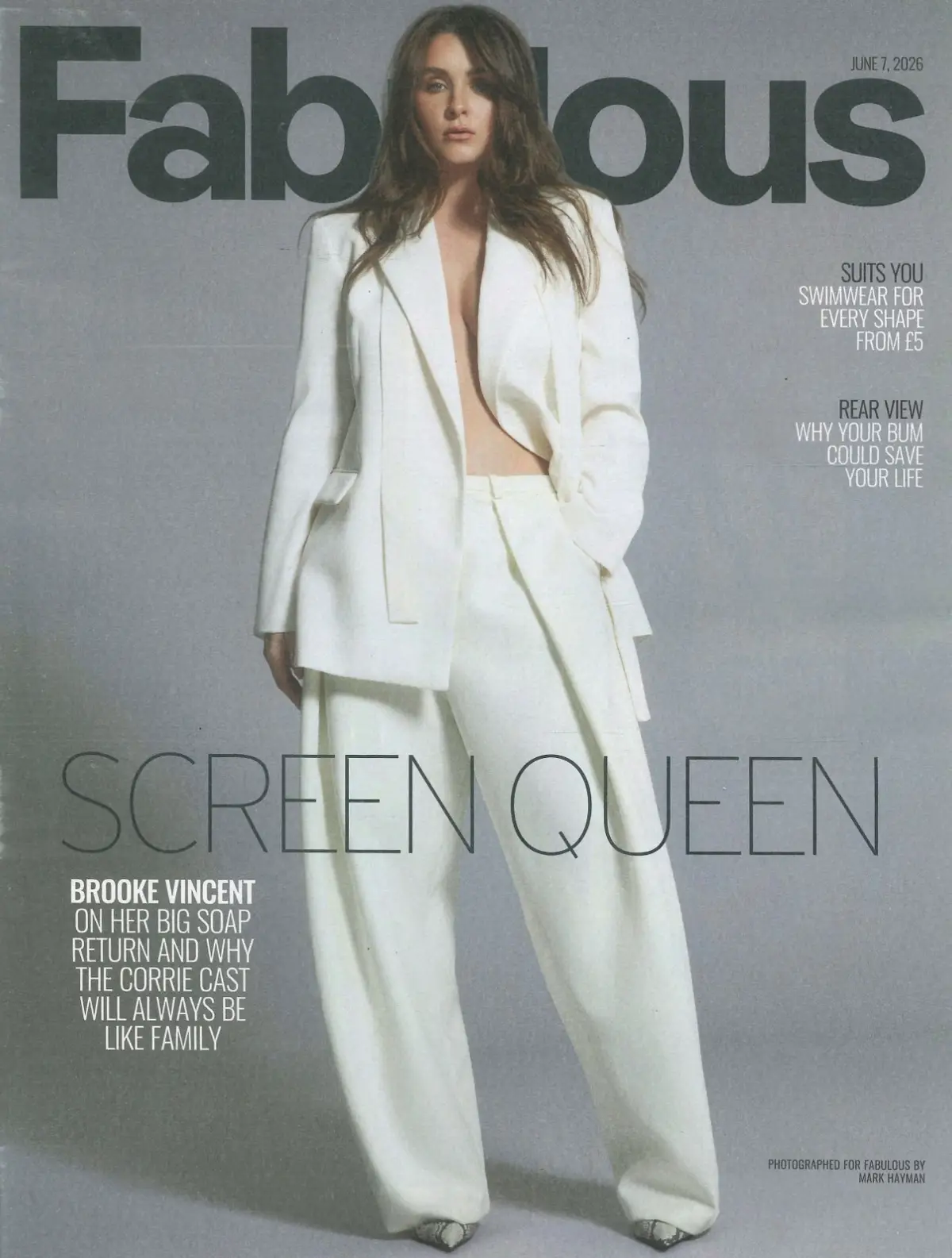 Fabulous Magazine: Brooke Vincent, Carlos Gu, Kate Thornton, Fashion, 7.6.26