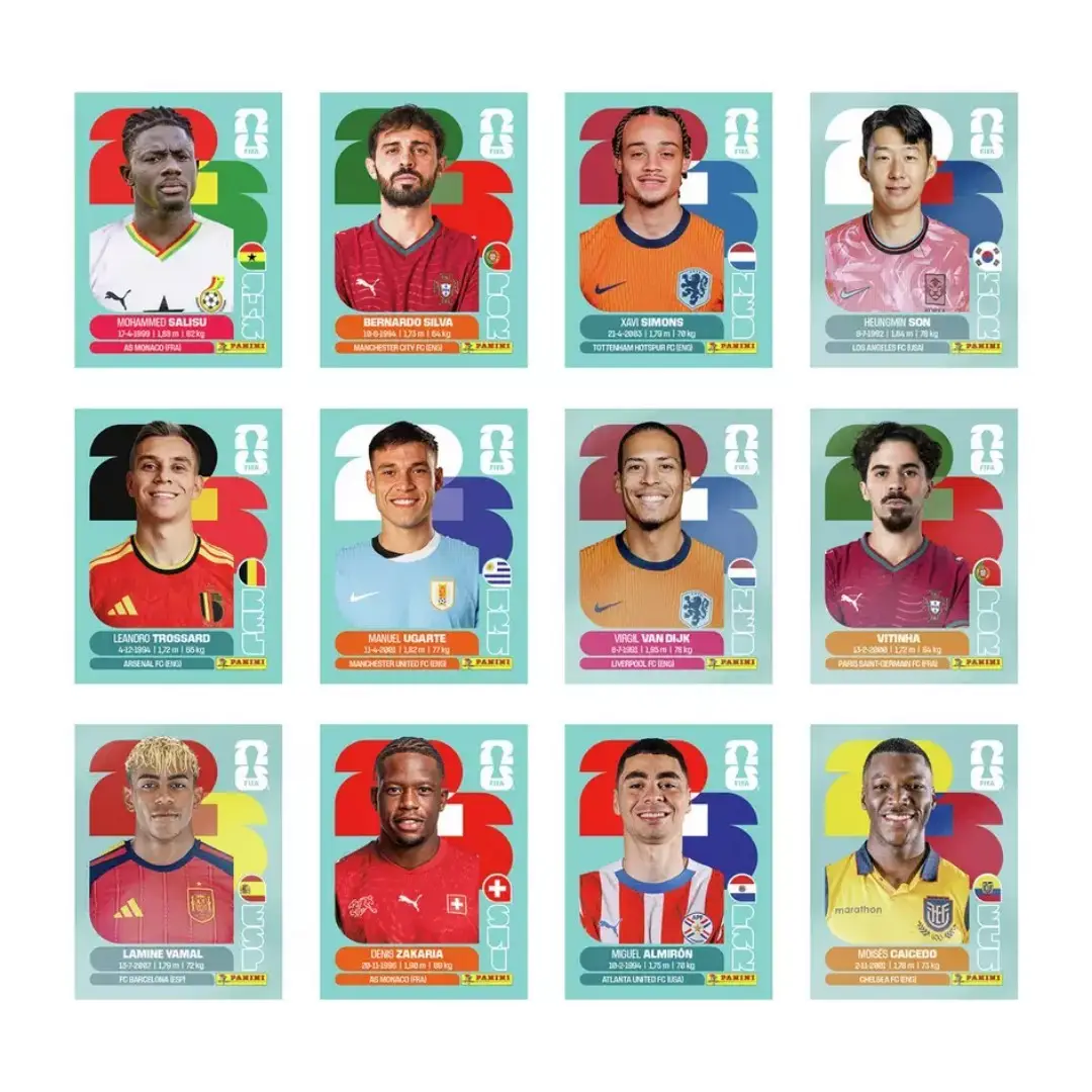 Panini 8 Packets (56 Stickers) Collection, Football, Soccer, FIFA World Cup 2026 - image 4 | Free standard UK delivery included | Discount Quality Products