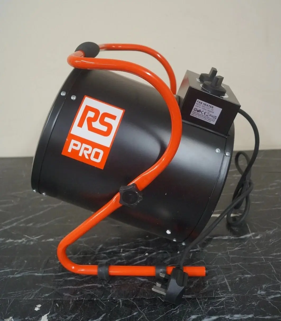 3kW Industrial Floor Fan Heater, RS PRO, BG-C3/1-13 / Type G - British 3-Pin - image 8 | Free standard UK delivery included | Discount Quality Products