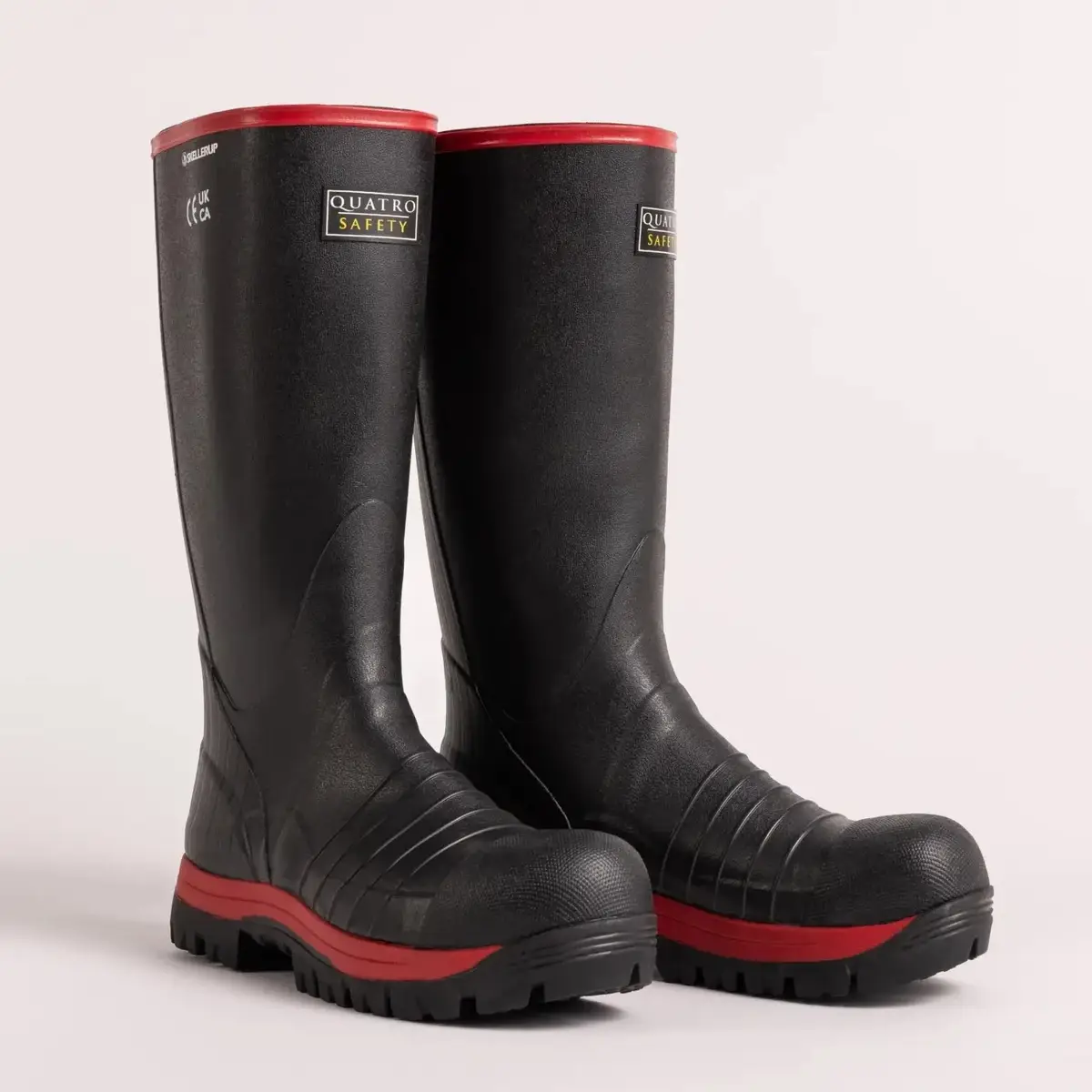 Quatro SkellerUp S5 16" Knee Steel Toe Cap Safety Work Wellington Boot UK 6 SRC