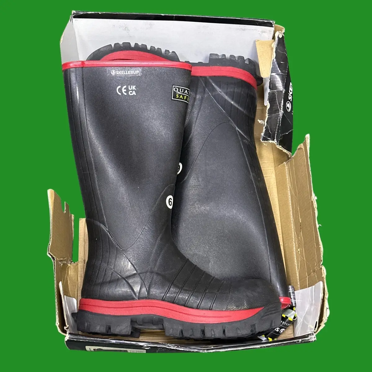 Quatro SkellerUp S5 16" Knee Steel Toe Cap Safety Work Wellington Boot UK 6 SRC - image 7 | Free standard UK delivery included | Discount Quality Products